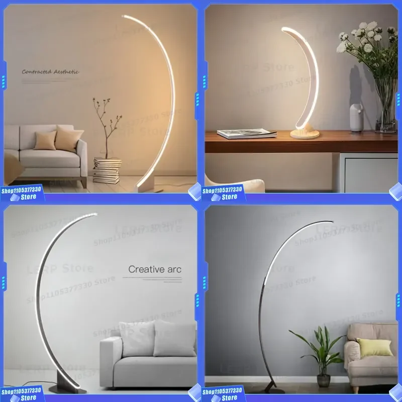 Nordic Fishing Floor Lamp Modern LED Standing Light for Living Room Loft Style Iron Base Decorative Ambient Lighting Fixture