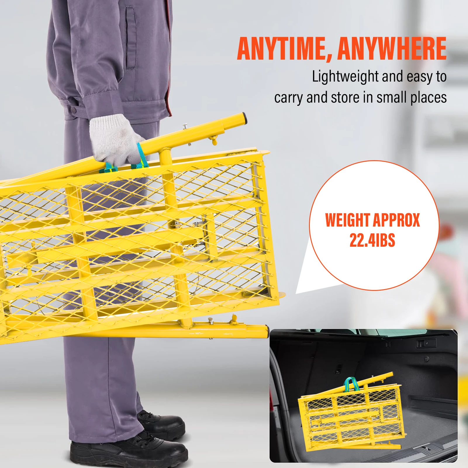 Perancah Portabel 771 Kapasitas Meja Kerja Tangga Lipat Tinggi Dapat Disesuaikan 27.6 hingga 45.7 inci Peralatan Perancah, Bangku Pengecatan