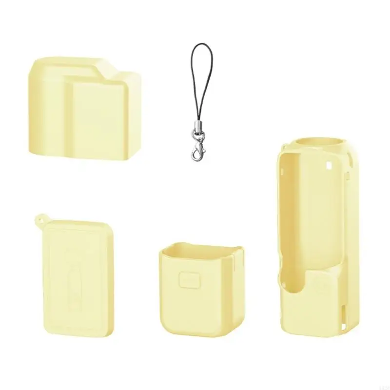 462E Complete Protective For Pocket 4 Action Camera Impact Resistant Silicone Shell