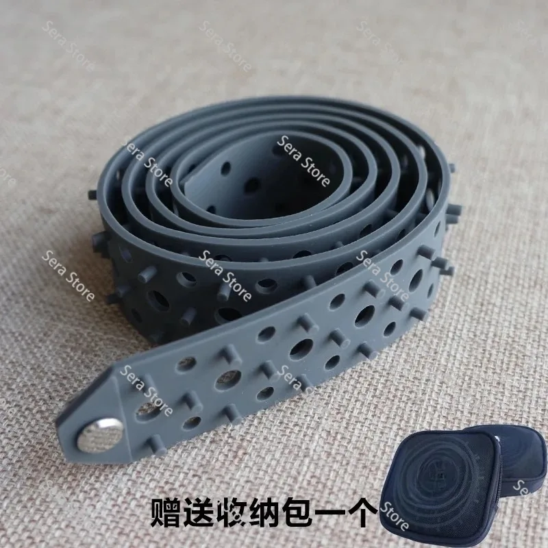 Large Aperture Basketball Referee Belt Silicone Referee Uniform Belt Shirt Belt Free Storage Bag Solid Silicone Nail Anti-drop