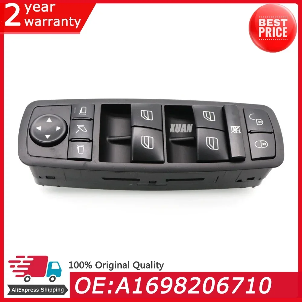 Car Front Left Power Window Master Switch A1698206710 For Benz B-Klasse W245 W169 A-Klasse 1698206710 High Quality