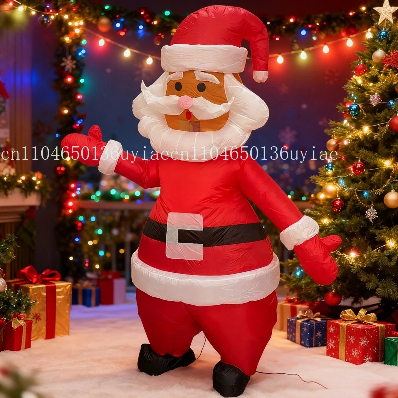 

Christmas Santa Claus inflatable costume full body inflatable Santa Claus one-piece Halloween Party Party cosplay dress up