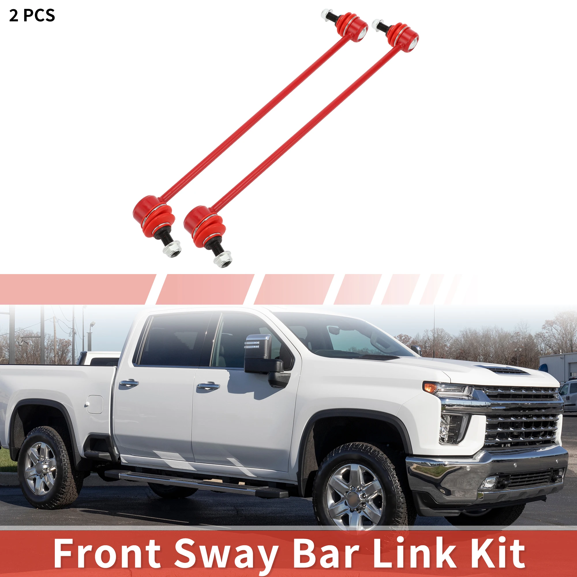 UXCELL 2 peças de kit de ligação estabilizadora de barra estabilizadora frontal para relé Saturn 05-07 No.K80852