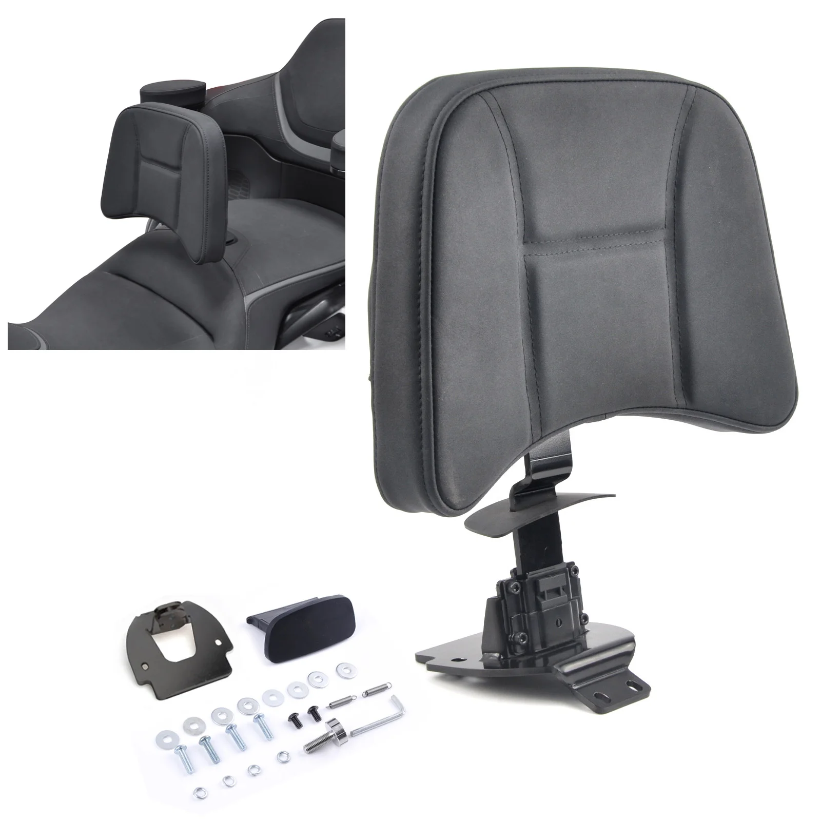 PANICAL Motorcycle Driver Backrest Kit for Honda GoldWing GL1800 F6B 2018-2026 Rider Front Backrest Modification Accessories