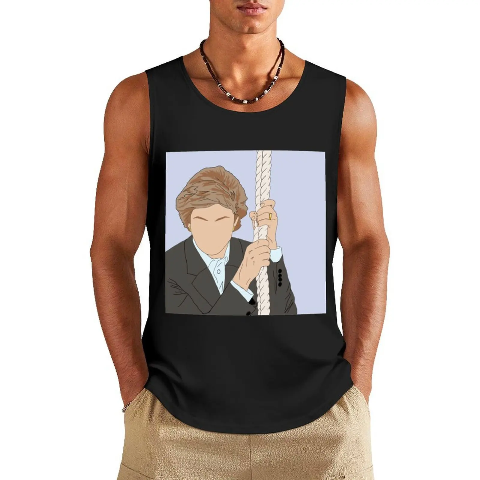 

Careless Whisper - George Michael Wham Faceless Tank Top Short sleeve men clothing gym wear men man vest