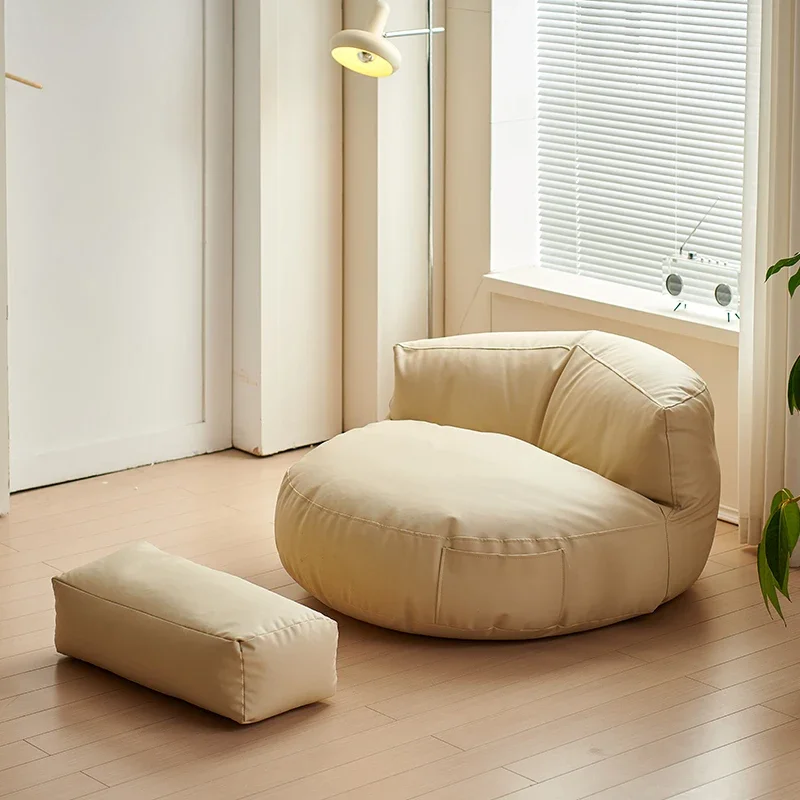 Garden Office Bean Bag Chair Bedroom Cover Foldable Camping Puffs Sofa Lounger Floor Divani Da Soggiorno Outdoor Furniture