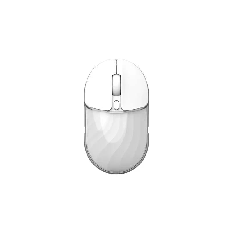 Mini mouse wireless dual mode Connettività Bluetooth 2.4G Batteria a lunga durata Mouse da ufficio ergonomico muto ricaricabile da 1600 DPI