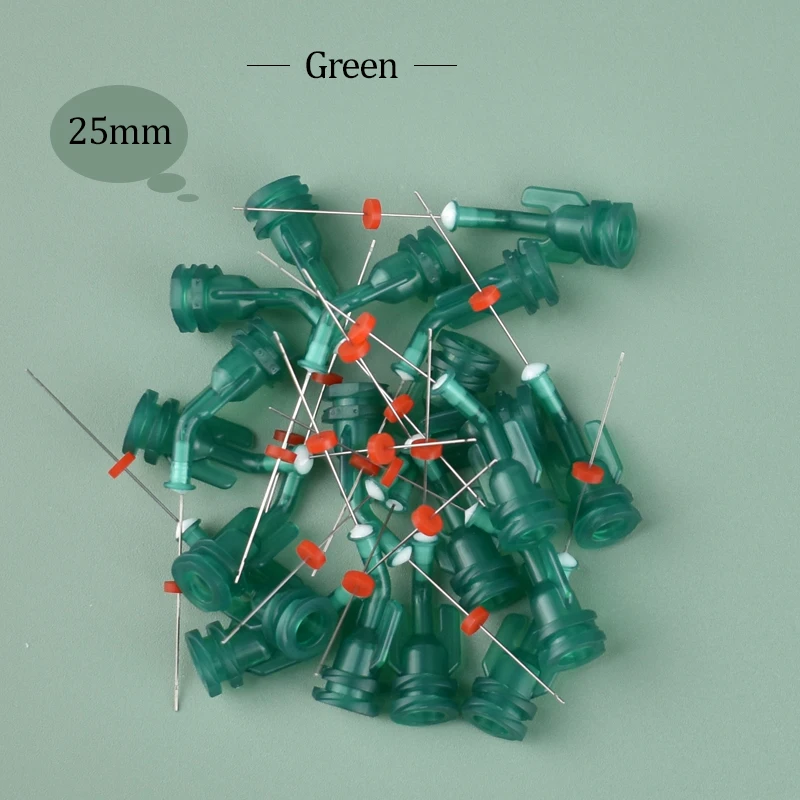 Dental 20pcs Elbow Syringe Rinsing Needles One Double Hole Root Canal Side Rinsing Needle Root Canal Pre Molar Syring