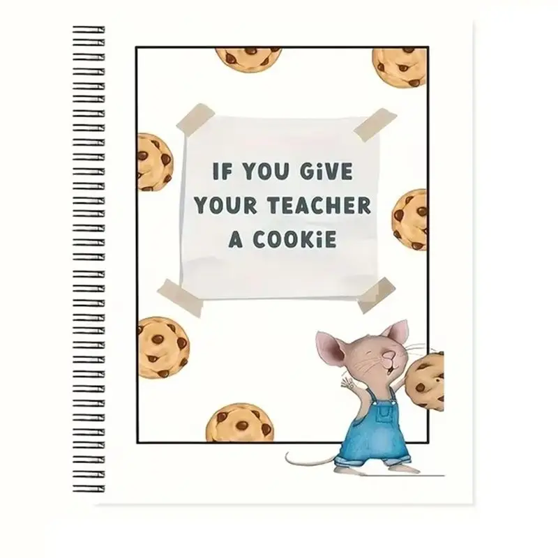 ABKS-If You Give Your Teacher A Cookie Book,Thoughtful Gift, If You Give Your Teacher A Cookie Template (1PCS)