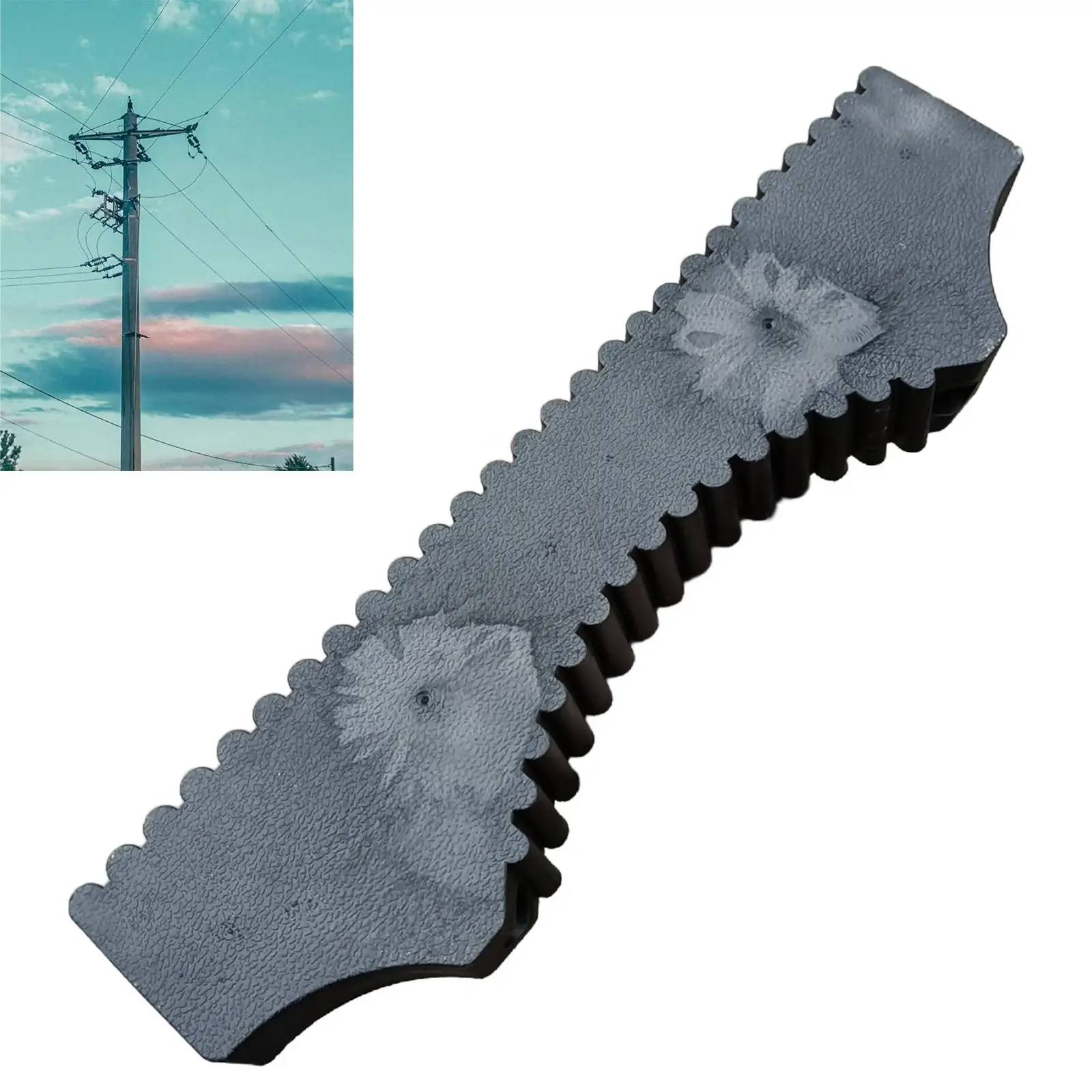 Rubber Ladder Stabilizer Accessory Ladder Rail Scratch Protection Fall Prevention for Telegraph Pole Roof Gutters Tree Trunk