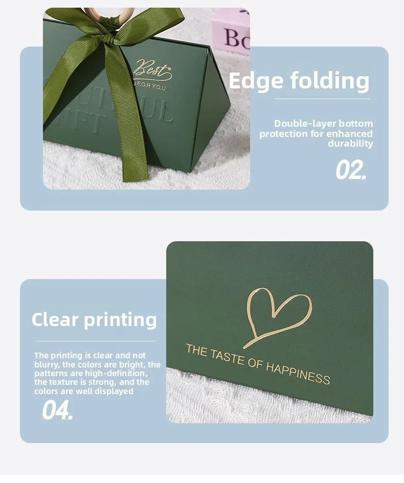 Elegante scatola per bomboniere triangolare per addio al nubilato, confezione regalo per souvenir, porta caramelle geometrico minimalista, premium