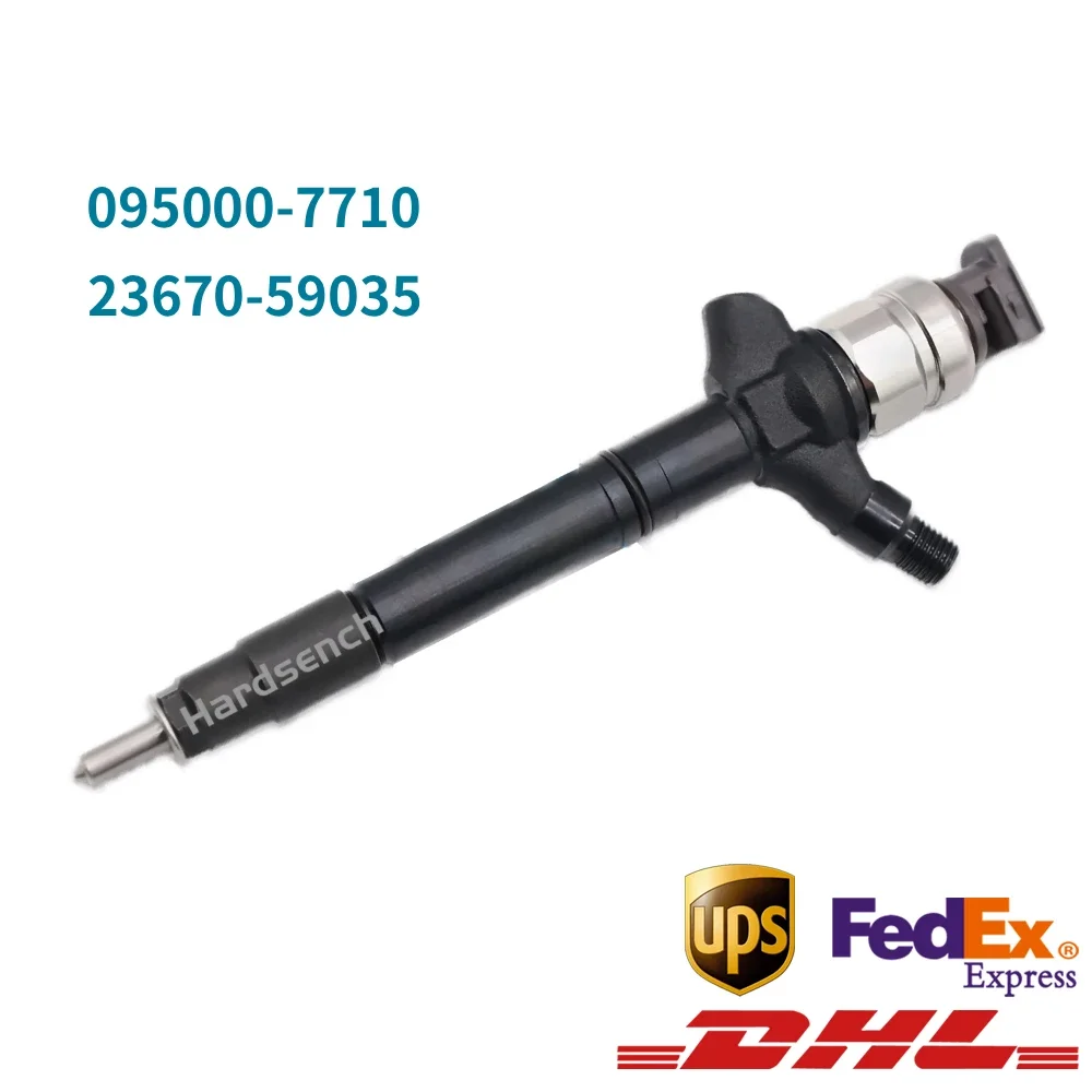 

095000-7710 23670-59035 Common Rail Diesel Fuel Injector for T/o-yo/t-a L/an-d Cr/ui-se/r