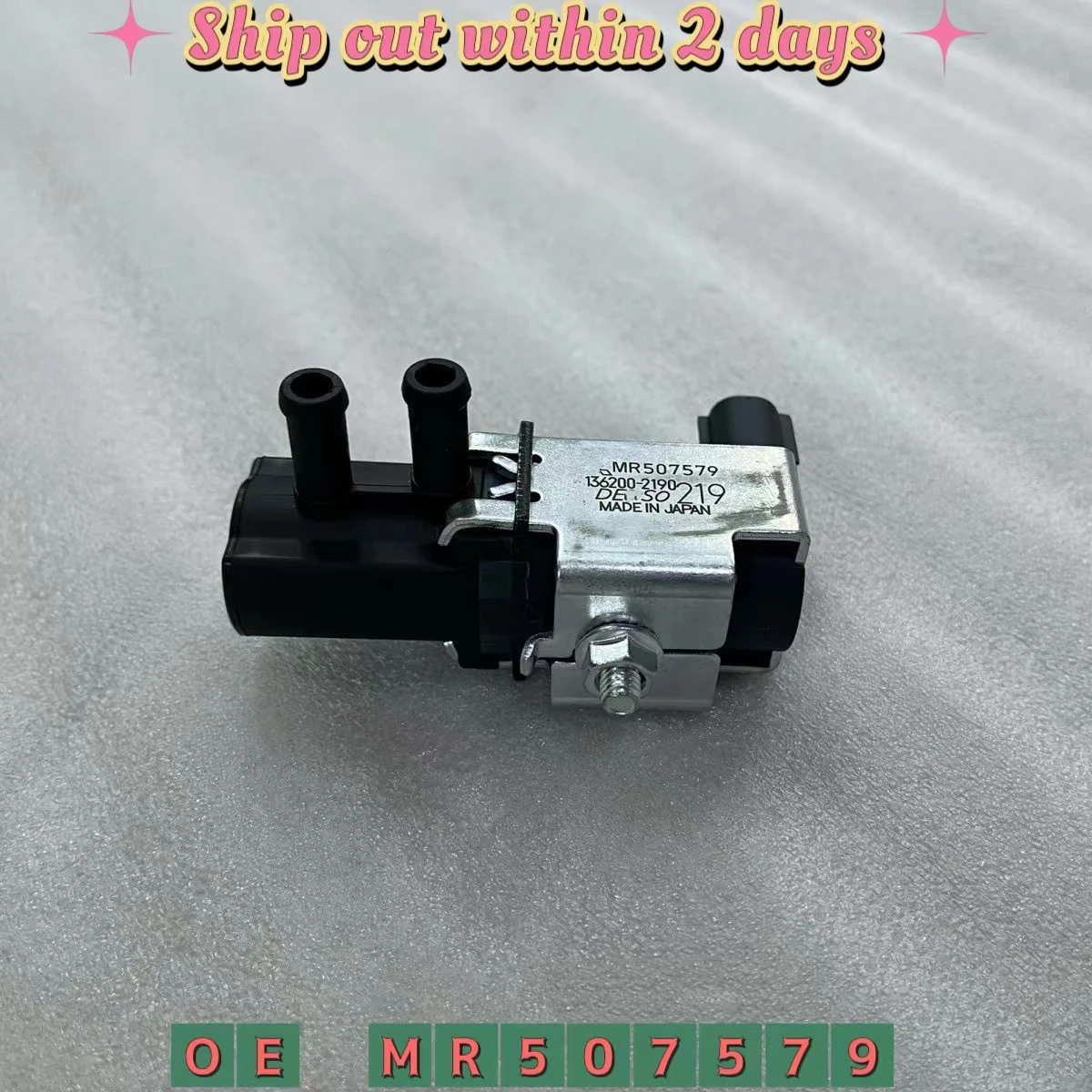 Auto Parts Evaporative Purge Valve Solenoid FOR 2001-2004 Mitsubishi Montero Sport 3.0L 3.5L V6 MR507579