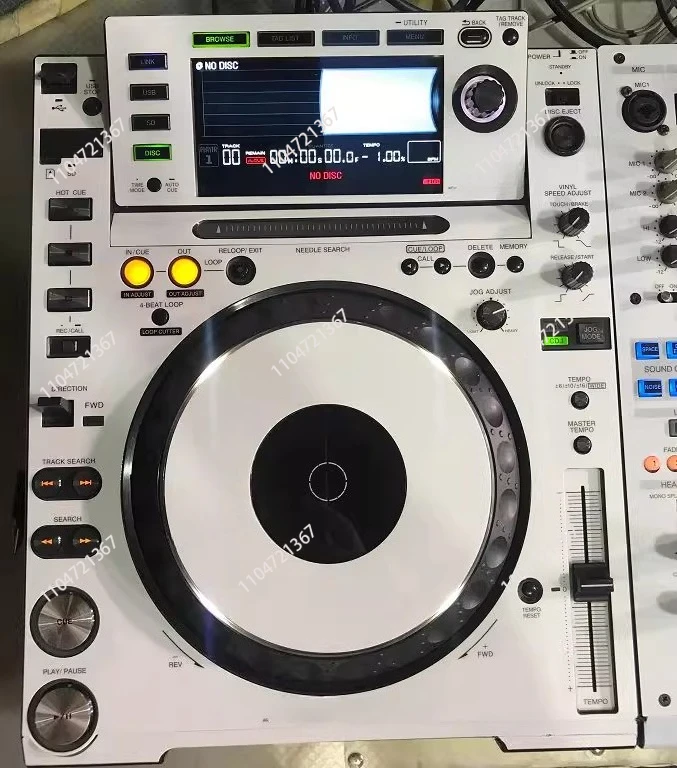 

DJ sticker for CDJ2000 white disc player panel protective film