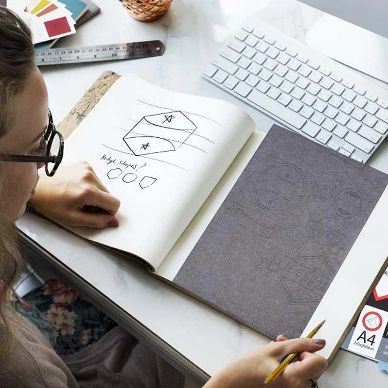 A4 Carbon Paper Reusable Image Paper Pattern Letters Tracing Paper Copy Paper Copy Carbon Paper Painting Tracing Accessories