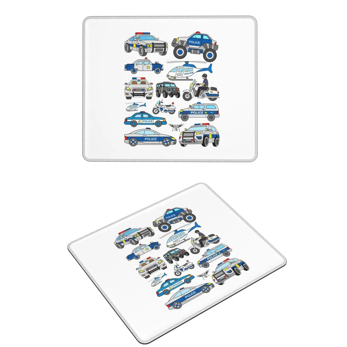 

Полицейский автомобиль Дизайн Коврик для мыши Компьютерная клавиатура Коврик для мыши Геймер ПК Ноутбук Настольный коврик Офисные аксессуары Настольные коврики