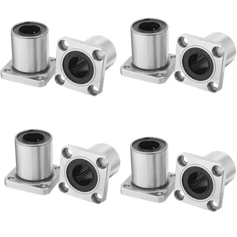 

Подшипник линейного перемещения AB47-Flange, шариковый подшипник 16 мм x 28 мм x 37 мм (LMK16UU, 8 шт.)