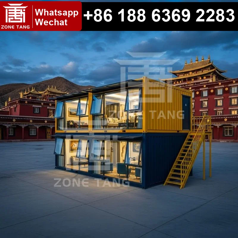 

Detachable Modular Homes Flat Pack Home Temperature Resistant Smart Home Integration Customizable Small House Library Anti Rust