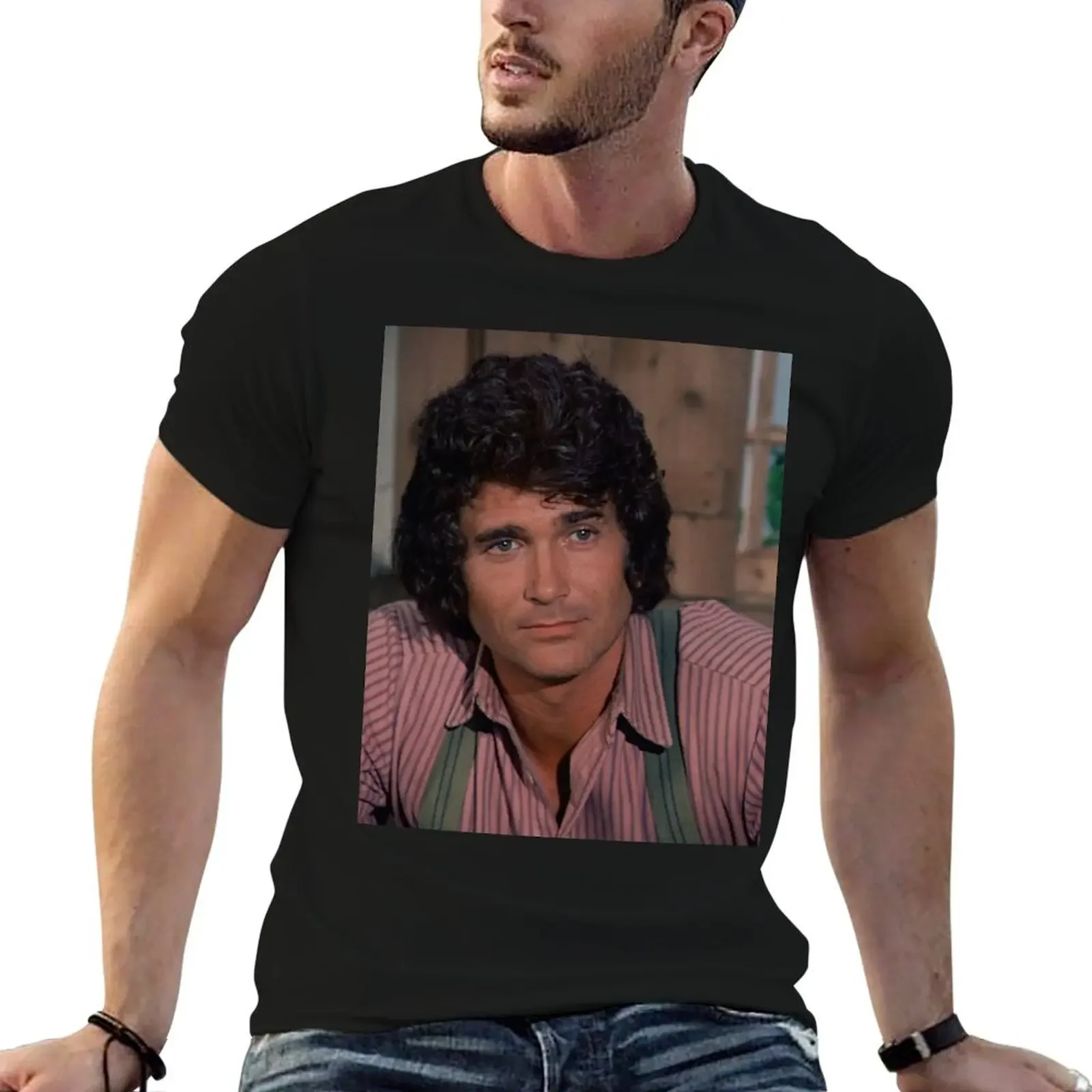 

Charles ingalls T-Shirt graphic t shirts plus size clothes Men's t-shirt