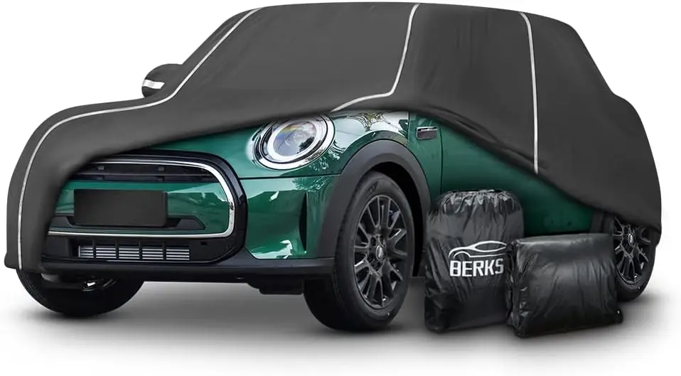 

Waterproof Car Cover for Mini Cooper 2-Doors, All Weather Protection with Storage Bag
