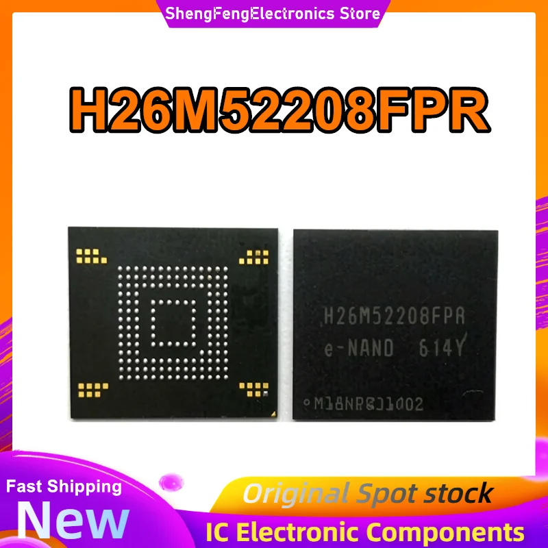 

H26M52208FPR 16GB 153 Ball 5.1 Version EMMC 0-10 Flash Memory IC New Original in Stock