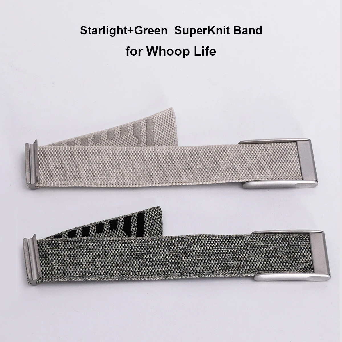 

2 Pack Nylon Band for Whoop 5.0/MG CoreKnit Strap for WHOOP ONE+PEAK Life ECG Compatible Sport Bracelet Men Women Wristband
