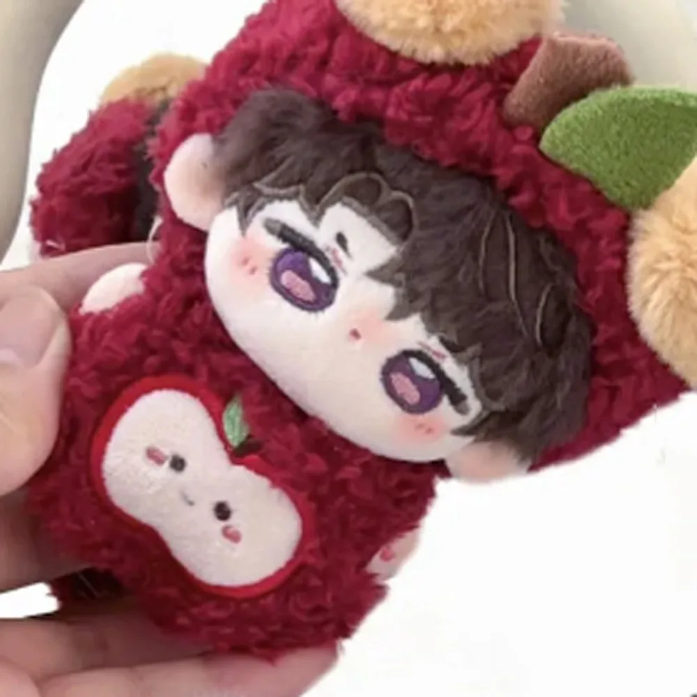 

Fruit Series 10cm Cotton Doll Clothes Grape Plush Jumpsuit Doll Clothes Outfit Creative Funny Doll Dress Up Set Children's Gift