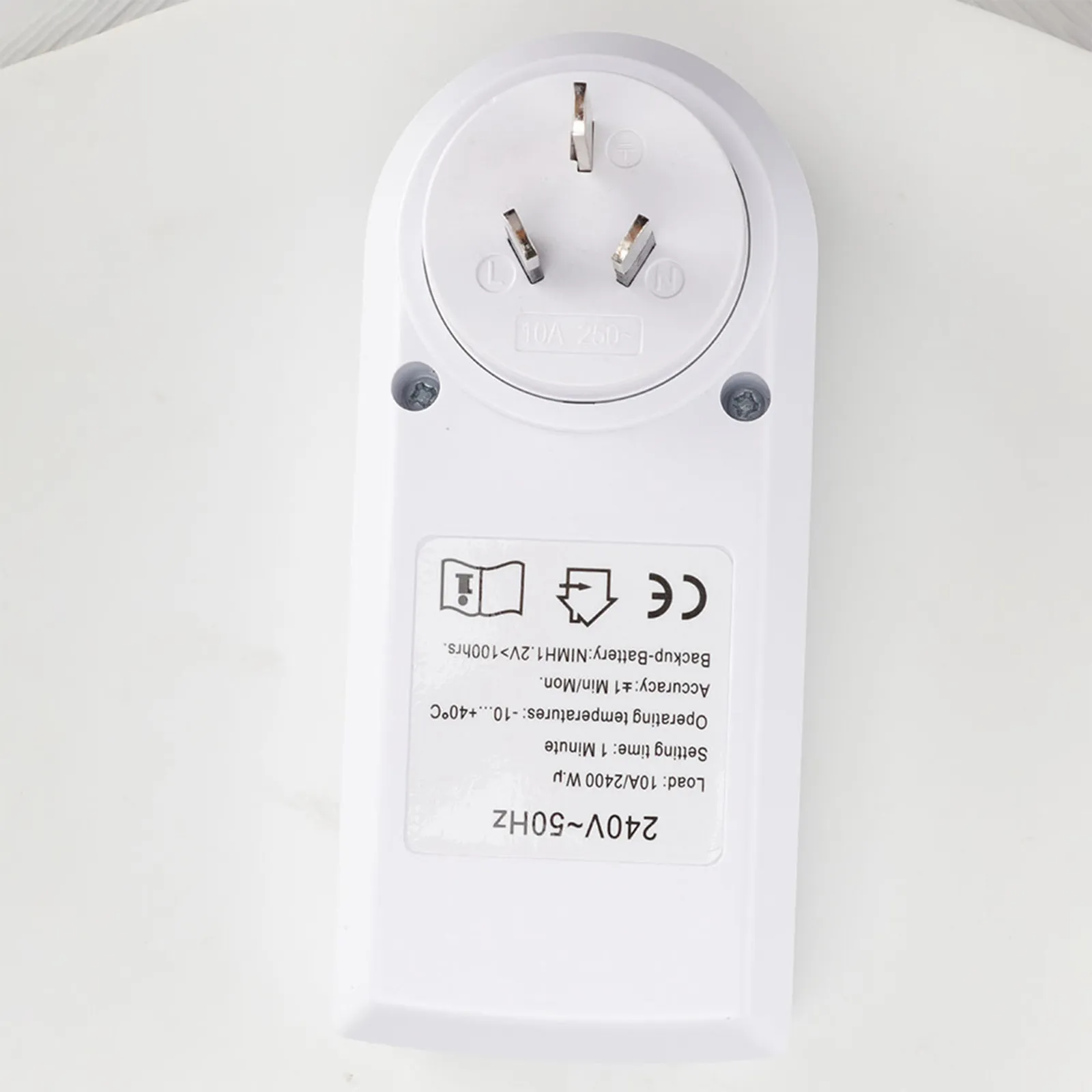 Smart Digital Timer Outlet Au Plug Programmable Electronic Timer Socket for Accurate Timing Saving Indoor Use