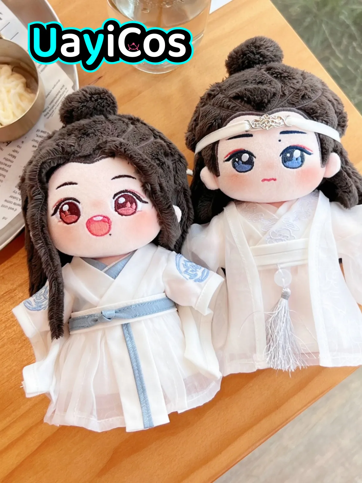 

Grandmaster of Demonic Culture MDZS Lan Wangji Wei Wuxian мягкая плюшевая хлопковая кукла 15 см одежда аниме игрушка для детей