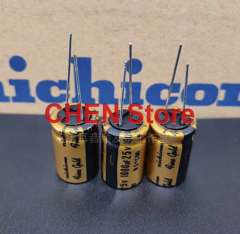 4PCS/10PCS original NICHICON FG 1000UF 25V 16X25MM 85C fine gold audio electrolytic capacitor 25V1000UF free shipping