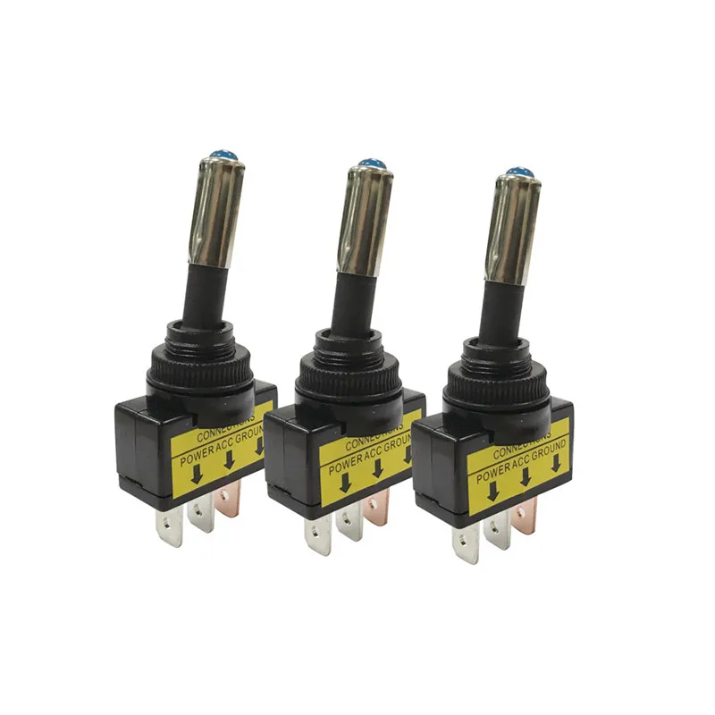 

5 шт. ASW-15D DC12V 20A автомобильный двигатель зеленый красный желтый синий светодиодный тумблер SPST ВКЛ/ВЫКЛ