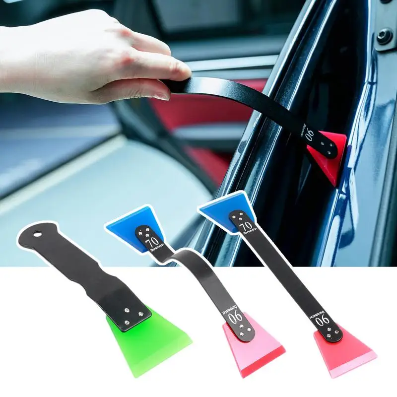 

Vehicle Tinting Film Tool Elastic Rubber Window Tint Tools Water Scraper Car Film Scraper with Metal Handle for Vehicle Tinting