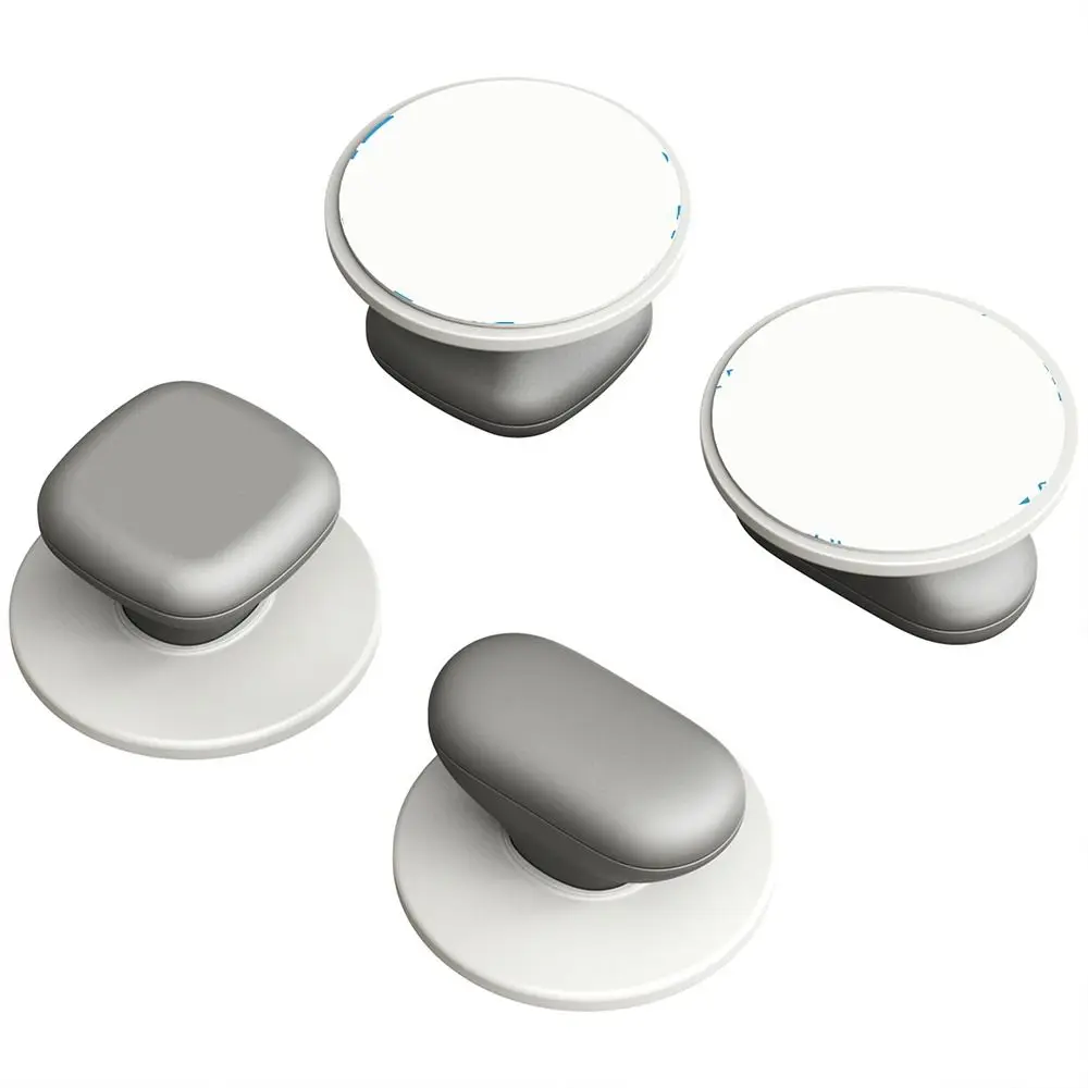 

ABS Drawer Knobs Square Shape Furniture Hardware Cabinet Drawer Knob Self-adhesive Cabinet Drawer Handle Wardrobe