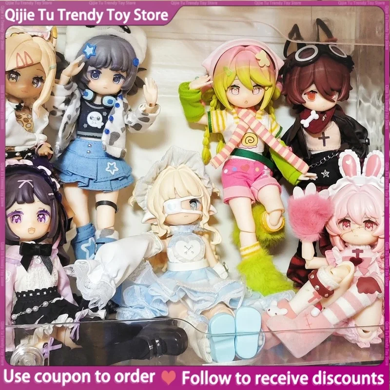

Free Claim Electronic Pet 12-Piece Bjd Blind Box Collectible Action Figure Doll Trendy Ornaments Figurine Gift Collectibles