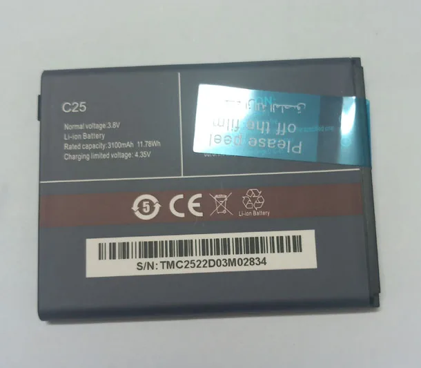 Original Cubot Note 8 phone battery 3100mah 3.8V for Cubot Note 8 Android Smartphone battery