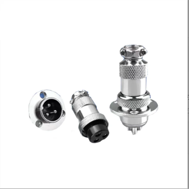 GX GX16 Aviation Plug Fixed M16 Flange Male Head Panel Installation 2-10 Cores