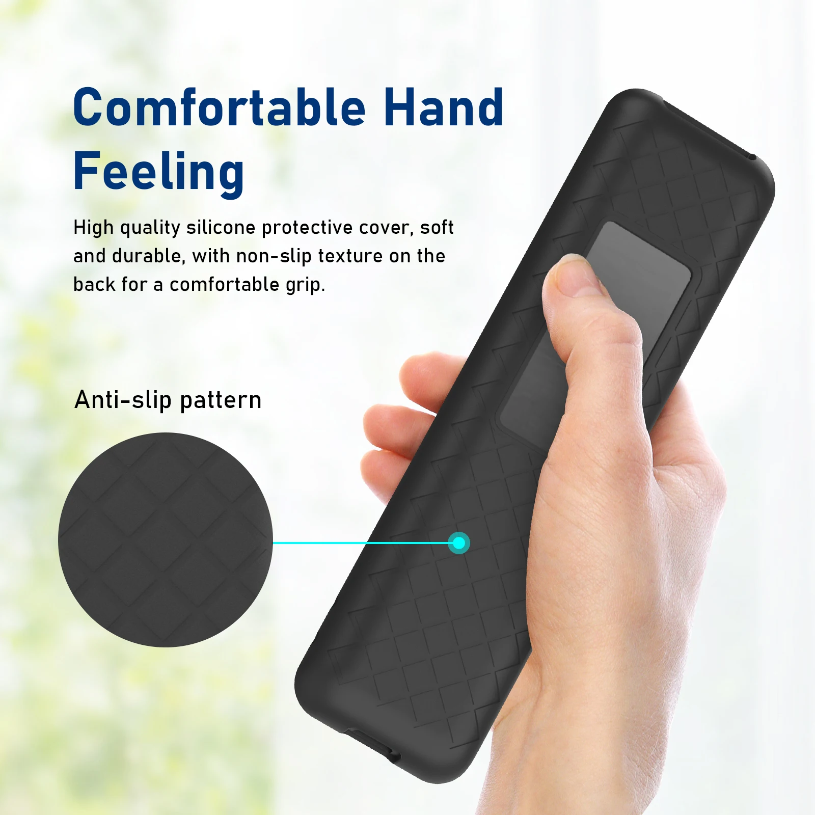 Remote Control Cover Protector Shockproof Remote Control Covers Anti-Slip with Lanyard for Samsung BN59-01432A 01432B