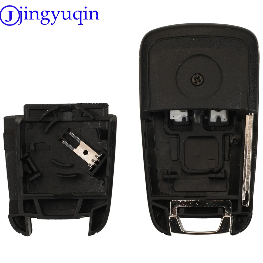 jingyuqin 2/3 Buttons Modified Flip Remote Car Key Shell For Chevrolet Cruze Aveo Auot Key Case Right/left YM28/hu43 Blade