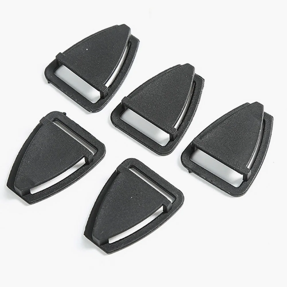 

100pcs Safety Clips Hard Hat Replacement Buckles Plastic Buckle Attachments Chin Strap Buckle Compact Triangle Design Hard Hat