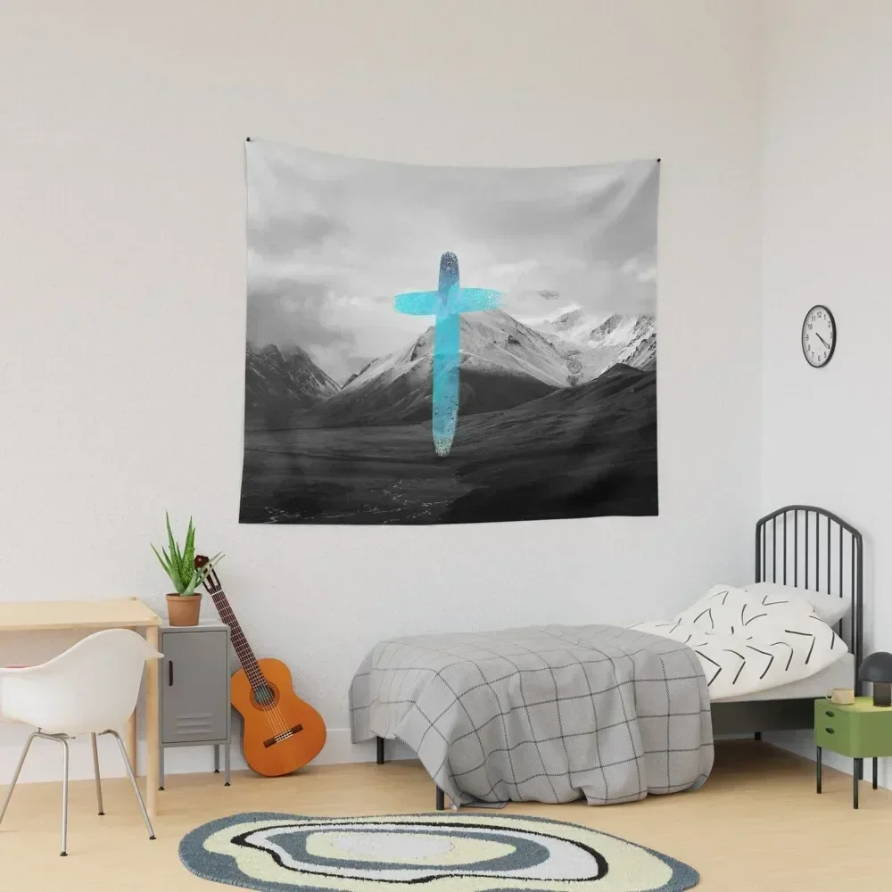 Christian Cross Tapestry Decoration Aesthetic Carpet Wall Tapestry