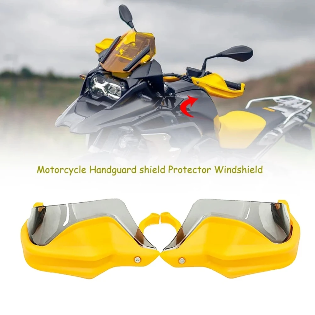 Motorcycle Windshield Handguard Protector For BMW R1200GS LC ADV R1250GS F800GS ADV R1250GSA F750GS F850GS F900R Gray