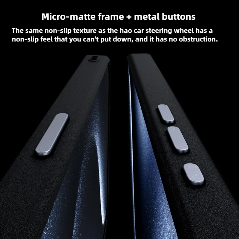 حافظة جلدية لهاتف آيفون 16 برو ماكس 15 بلس 14 13 برو شحن مغناطيسي للأعمال زر معدني وغطاء عدسة غطاء ممتص للصدمات #6