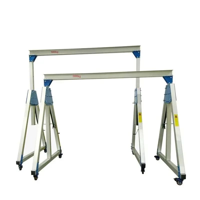 

Portable Crane 500kg 1T 2T 3T 5T Marine Height Adjustable Small Aluminum Mobile Portable Single Gantry Crane 5t