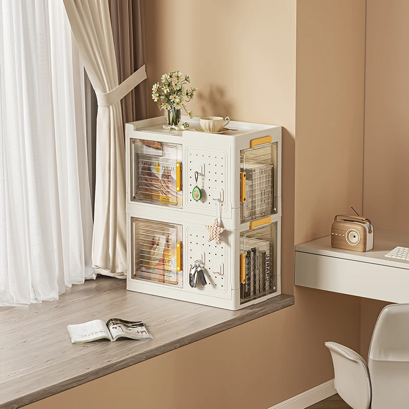 

Многофункциональный органайзер для детских игрушек и закусок — эстетичная многослойная полка для хранения с колесами, мобильный книжный шкаф для гостиной