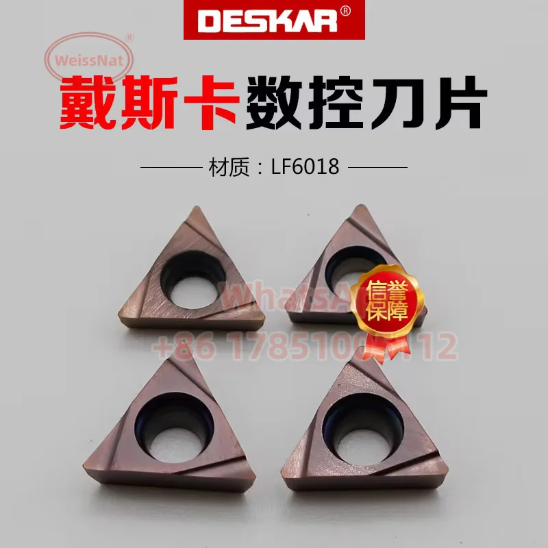 Deskar TBGH 060102 L TBGH 060104 L TPGH 080204 L TPGH 090202 L TPGH 110302 L TPGH 110304 Inserto de carburo L LF6018 Insertos TBGH TPGH