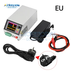 150W 4-wires Battery Capacity Tester 2.4 Inch TFT Color Screen Electronic Load Power Discharge Tester With EU/US Adapter