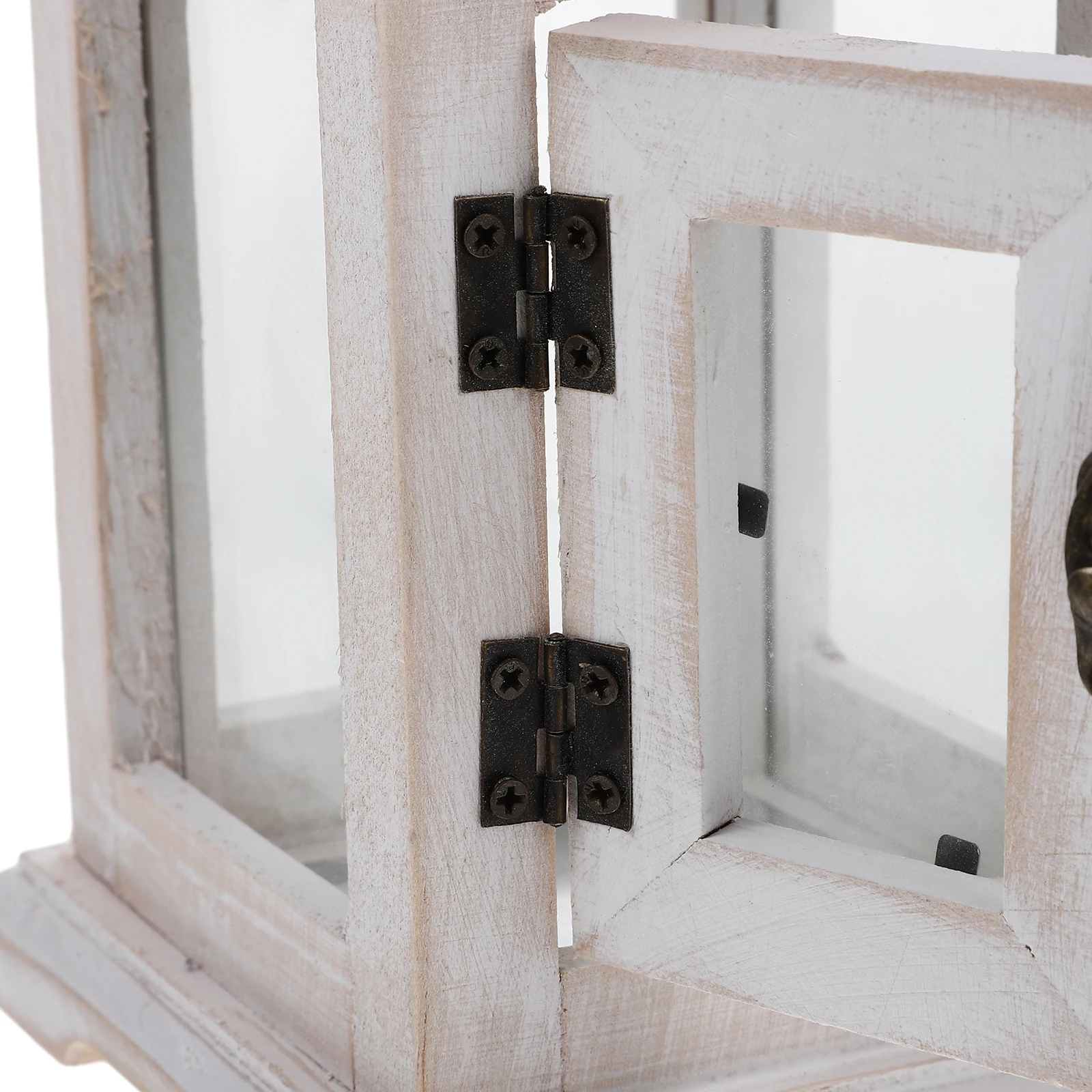 

Lantern Type Holder Elegant Vintage Hanging Wood Lantern Perfect for Home Restaurant Party Decor