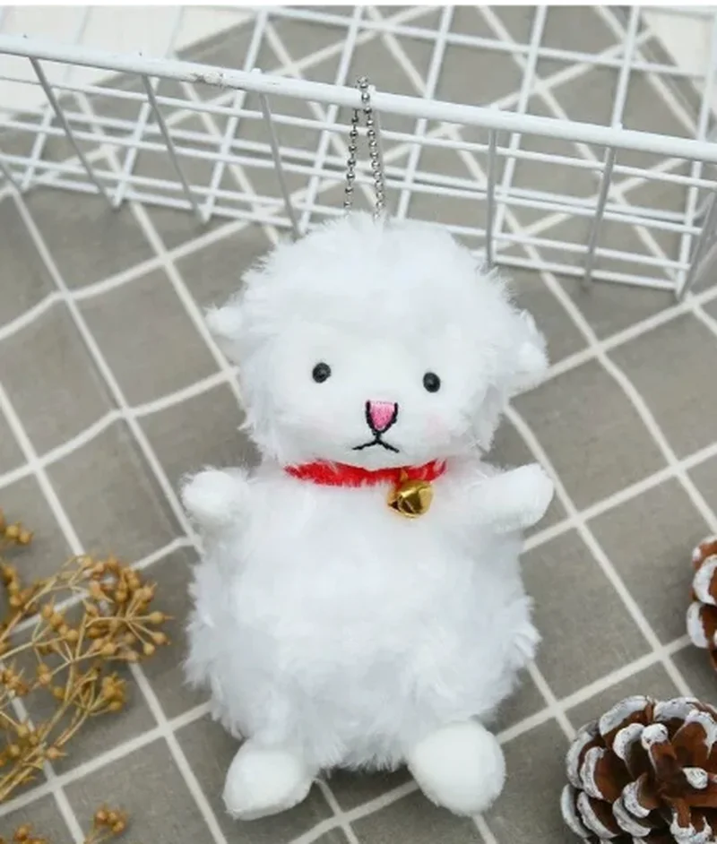 Spot Plush Toys Small Sheep Dolls Cute Doll Bags Pendants Keychains Hanging Decorations Surprise Birthday Gifts For Friends