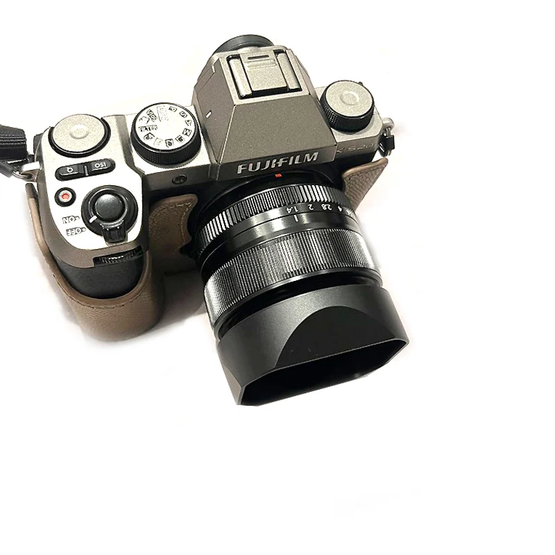 Metal Square Lens Hood for Fujifilm Fujinon XF35mm F1.4 R  XF18mm F2 R  XF60mm F2.4 R Lens