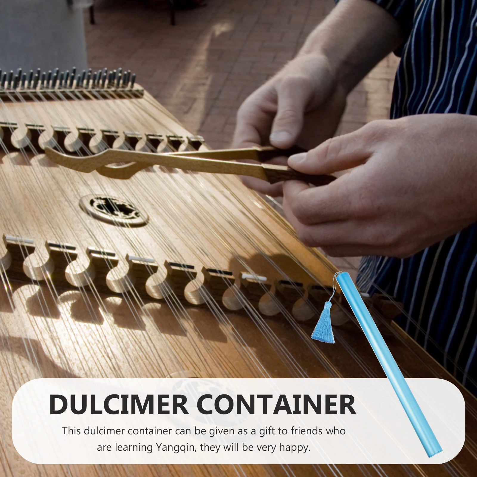 

Aluminum Alloy Storage Tube Case Protective Design Yangqin Accessories Musical Dulcimer Accessories Instrument Supplies